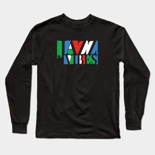 Jazz Vibes Colorful Modern Concept Long Sleeve T-Shirt